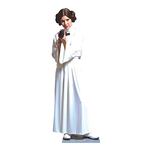 Star Cutouts STSC470 - Figura Gigante Cartón Leia Stars Wars, Talla única