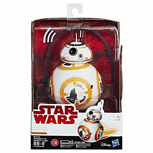 Star Wars 8 Arrastra y Lanza BB-8, Multicolor (Hasbro C1438EU4)