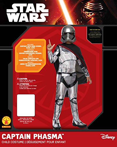 Star Wars - Disfraz Capitan Phasma Deluxe, Talla M (Rubie'S Spain 620086-M)