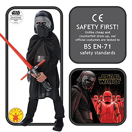 Star Wars - Disfraz de Kylo REN, Episode 7, Deluxe, para niños (Rubie'S 620261-L)