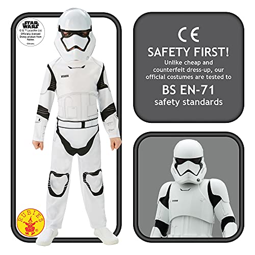 Star Wars - Disfraz de Stormtrooper, Episode 7, Classic, para niños (Rubie'S 620267-M)