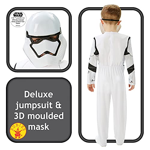 Star Wars - Disfraz de Stormtrooper, Episode 7, Deluxe, para niños (Rubie'S 620268-L)