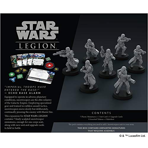 Star Wars FFGSWL11 Legion - Troopers de Nieve, Multicolor