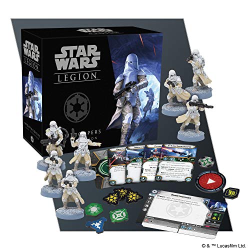 Star Wars FFGSWL11 Legion - Troopers de Nieve, Multicolor