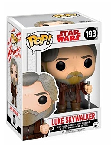 Star Wars - Figuara de Vinilo: Pop! Bobble E8 TLJ: Luke Skywalker