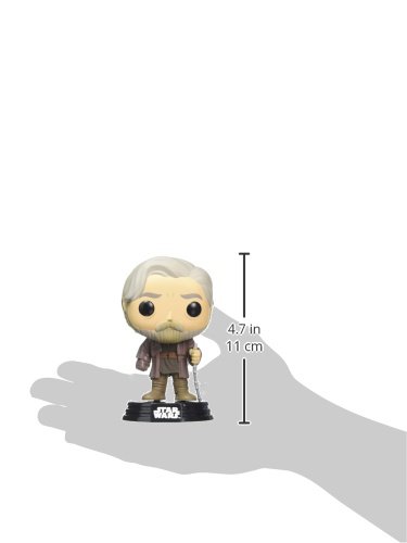 Star Wars - Figuara de Vinilo: Pop! Bobble E8 TLJ: Luke Skywalker