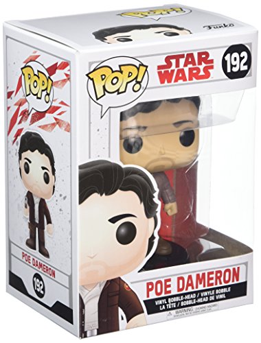 Star Wars - Figuara de vinilo: POP! Bobble: Star Wars: E8 TLJ: Poe Dameron