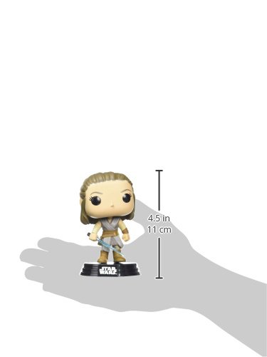 Star Wars - Figuara de vinilo: POP! Bobble: Star Wars: E8 TLJ: Rey