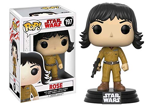 Star Wars - Figuara de vinilo: POP! Bobble: Star Wars: E8 TLJ: Rose