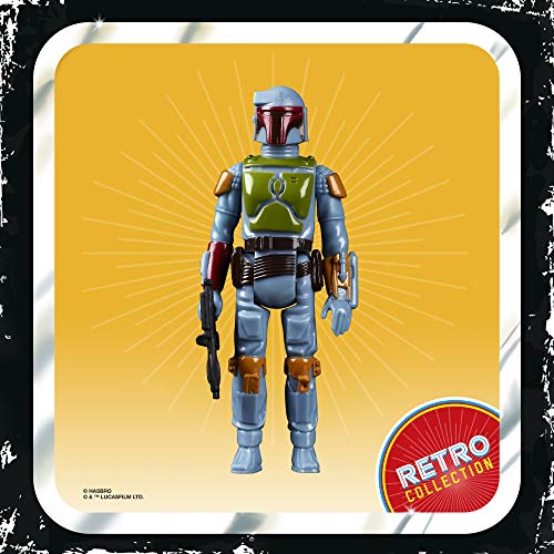 Star Wars- Figura de acción de Boba Fett The Empire Strikes Back, colección Retro, Juguetes para niños a Partir de 4 años (Hasbro E96535X6)