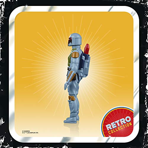 Star Wars- Figura de acción de Boba Fett The Empire Strikes Back, colección Retro, Juguetes para niños a Partir de 4 años (Hasbro E96535X6)