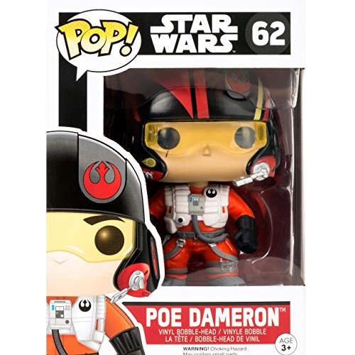 Star Wars- Figura de Vinilo PoE Dameron (Funko 6222)