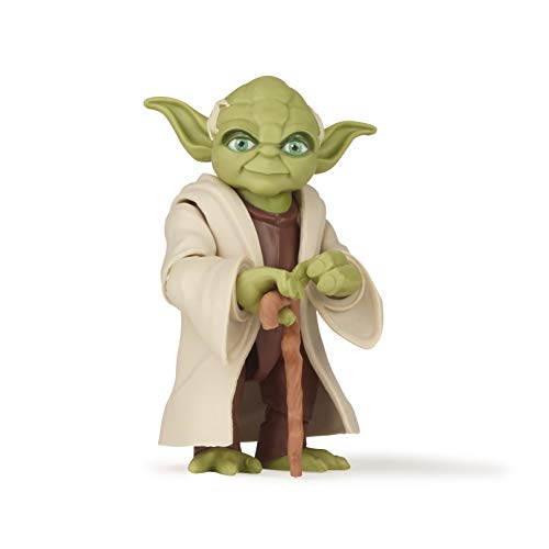 Star Wars Hasbro Episodio 9 - Galaxy of Adventures - El ascenso de Skywalker - Figura Yoda con sable de luz - 13 cm - Nuevo