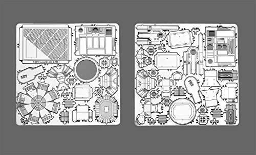 Star Wars-Maqueta de metal 3D R2-D2, color plateado Earth MMS250 , color/modelo surtido