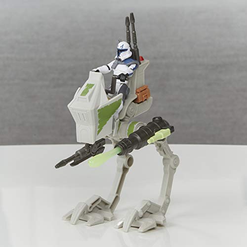 Star Wars Mission Fleet Expedition Class Capitán Rex Clone Combat Figura y vehículo de 6 cm, Juguetes para niños de 4 años en adelante