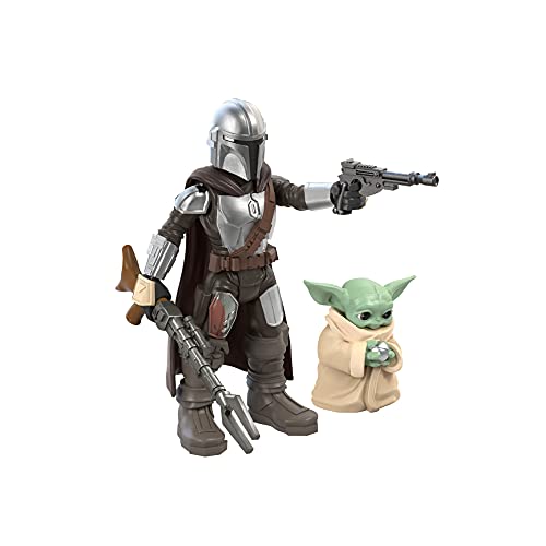 Star Wars Mission Fleet Mandalorian The Child Razor Crest Outer Rim Run Figura de acción de 6 cm y vehículo, Multicolor (Hasbro F0589)