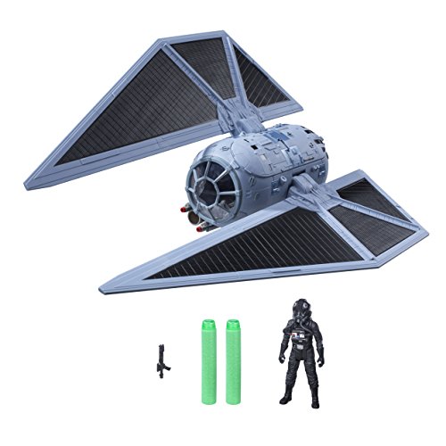 Star Wars Rogue One - Set con Figura, vehículo y Dardos Nerf Tie Striker (Hasbro B7105EU4)