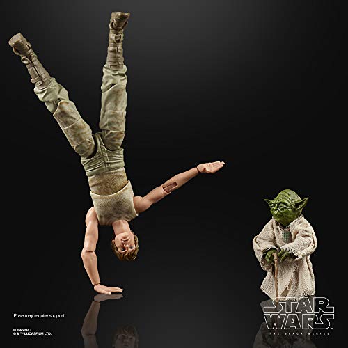 Star Wars The Black Series Luke Skywalker y Yoda (Entrenamiento Jedi) a Escala de 15 cm Star Wars: The Empire ataca Figuras del 40 Aniversario