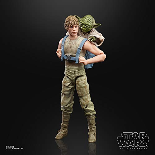 Star Wars The Black Series Luke Skywalker y Yoda (Entrenamiento Jedi) a Escala de 15 cm Star Wars: The Empire ataca Figuras del 40 Aniversario