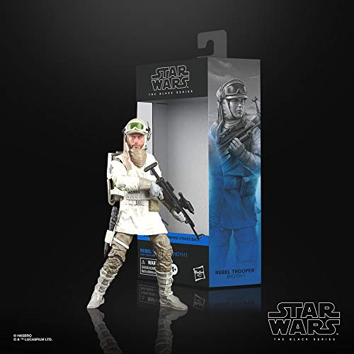 Star Wars The Black Series Rebel Trooper (Hoth) Juguete de Escala de 15.2 cm Star Wars: The Empire Strikes Back Figura de acción Coleccionable, niños a Partir de 4 años