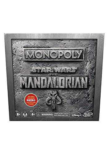 Star Wars The Mandalorian Monopoly Edición Coleccionista con Retro Remanant Stormtrooper Figura de acción