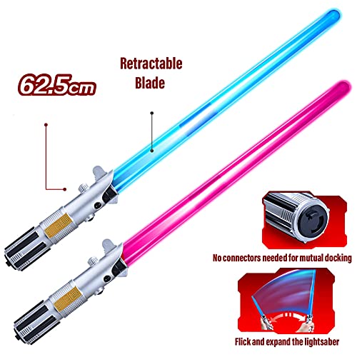 Star Wars Toy Scream Saber Lightsaber - de ​luz Retráctil Espada Juegos de rol, Simula la Batalla con Sonido y Efectos el Sable de ​luz Electrónico A