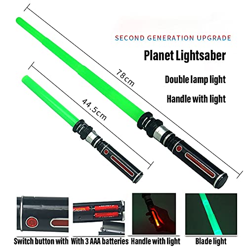 Star Wars Toy Scream Saber Lightsaber - de ​luz Retráctil Espada Juegos de rol, Simula la Batalla con Sonido y Efectos el Sable de ​luz Electrónico B