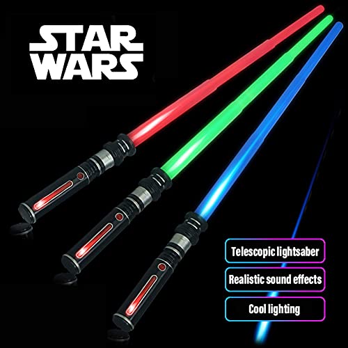 Star Wars Toy Scream Saber Lightsaber - de ​luz Retráctil Espada Juegos de rol, Simula la Batalla con Sonido y Efectos el Sable de ​luz Electrónico B