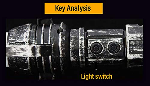 Star Wars Toy Scream Saber Lightsaber Juegos de rol, simula la Batalla con Sonido y Efectos El Sable de luz electrónico