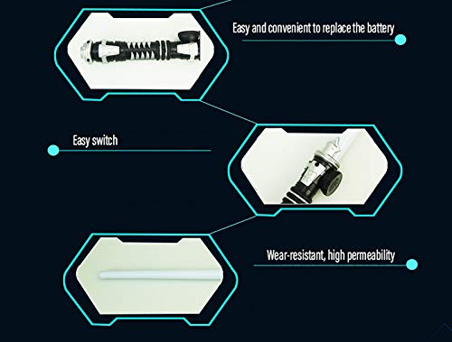 Star Wars Toy Scream Saber Lightsaber Juegos de rol, simula la Batalla con Sonido y Efectos El Sable de luz electrónico B