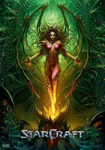 Starcraft II: Kerrigan - Puzzle 1000 Piezas 68cm x 48cm | Incluye póster y Bolsa | Videojuego | Puzzle para Adultos y Adolescentes