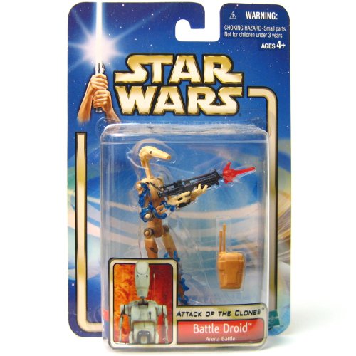 Stars Wars Attack of the Clones (AOTC) Action Figure- Battle Droid Arena Batt...