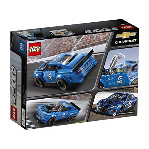 Steinchenwelt Juego de 2 coches de carreras Lego Speed Champions 75891 Chevrolet Camaro ZL1 + 75893 2018 Dodge Challenger SRT Demon y 1970 Dodge Charger R/T