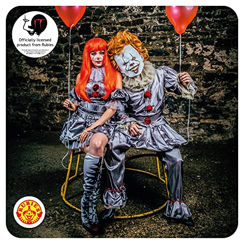 Stephen King - Disfraz de payaso Pennywise Deluxe para adulto, Talla única (Rubie's 820859)