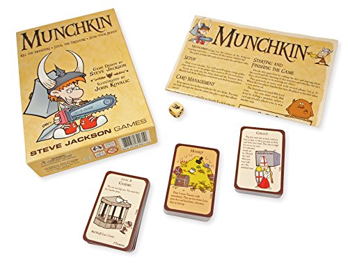 Steve Jackson Games MUNCHKIN Juego de cartas: Kill the Monsters, Steal the Treasure, Stab Your Buddy