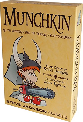 Steve Jackson Games MUNCHKIN Juego de cartas: Kill the Monsters, Steal the Treasure, Stab Your Buddy