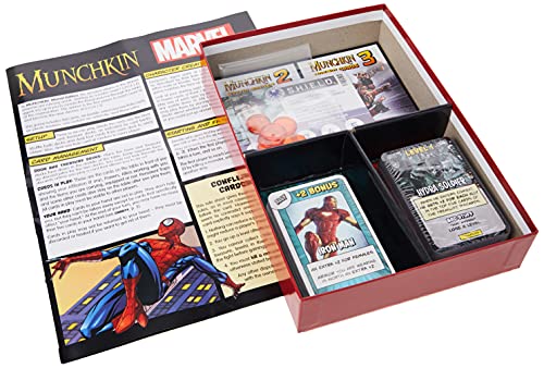 Steve Jackson Games - Munchkin: Marvel - Juego de Mesa