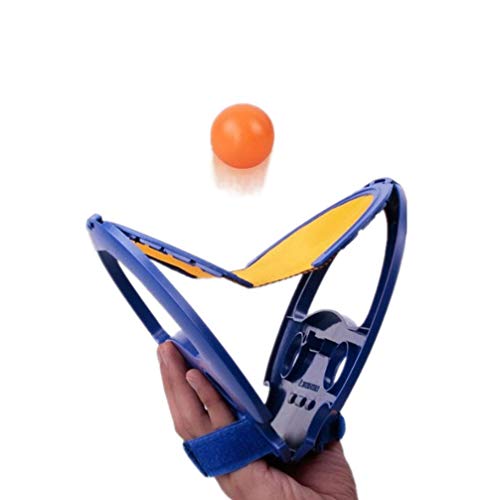 Stobok - Juego de pelotas de pádle, juguete interactivo para padres e hijos, para la playa y el tribunal, juegos al aire libre, color azul