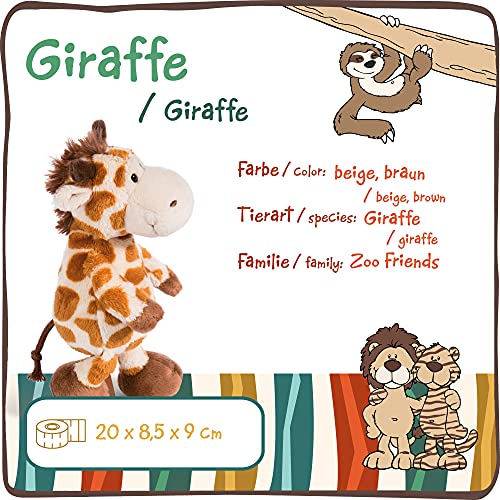 Suave Jirafa de Juguete 20cm - Tiernos Juguetes para niñas, niños y bebés - Esponjoso Animal Relleno para Jugar y abrazar - Animales de Peluche Colección Zoo Friends