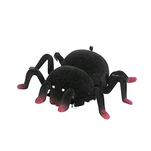 succeedw Araña Tarántula Alta Simulación Control Remoto por Radio Vehículo Coche Juguete Eléctrico para Halloween Fiesta De Navidad Decoración Cumpleaños Vacaciones April Fool Bromas