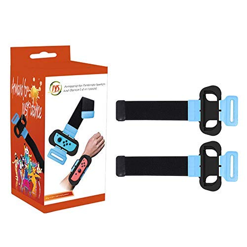 succeedw Banda De Baile Pulsera De Pulsera Joy con Grip Compatible para Nintendo Switch Just Dance Muñequera Banda Elástica Ajustable con Lugar para Joy-Contras Izquierda O Derecha