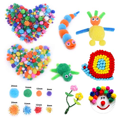 Suministros de Artes y Manualidades para Niñas, Kit de Arte Artesanal de Labores para Niños, DIY Set de Arte para Niños, Artes Tallo de Chenilla para Bricolaje Arte Manualidades Creativas Decoraciones