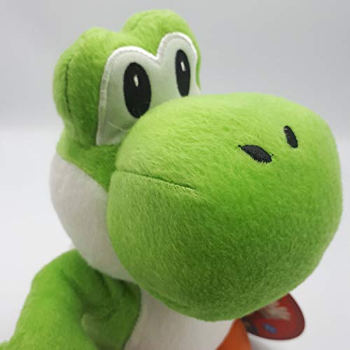 Super Mario (30cm) y Yoshi (27cm) ¡Peluche, Juguetes Suaves, Original, 2 Caracteres Disponibles! (Yoshi_Plush_27cm)