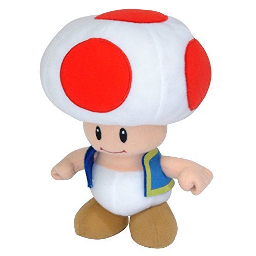 SUPER MARIO gmsm6p01toadnew Bros – Producto Oficial de Nintendo 24 cm Peluche Toad