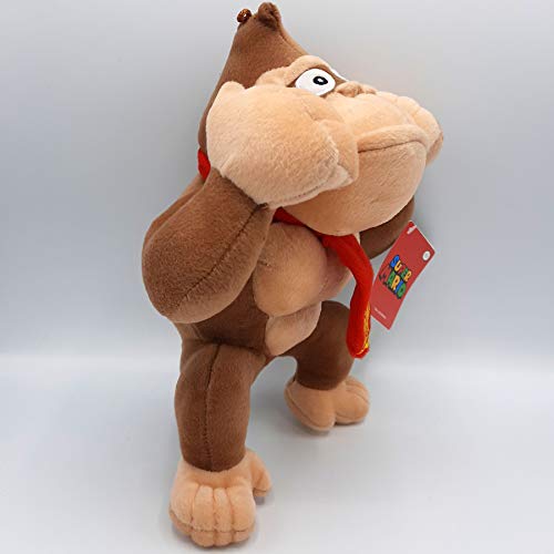 Super Mario-Kong-Luigi-Toad-Yoshi, Peluche, Peluches, 5 personnages Disponibles! (Bros Donkey Kong :32cm)