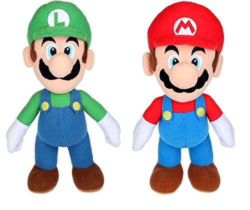 Super Mario-Kong-Luigi-Toad-Yoshi, Peluche, Peluches, 5 personnages Disponibles! (Luigi :38cm)