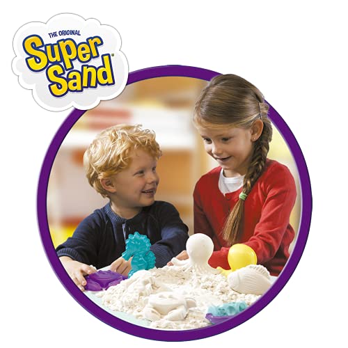 Super Sand Cubo 600 gr (Surtido Formas) La Arena Mágica para modelar, Multicolor (Goliath 918119006)