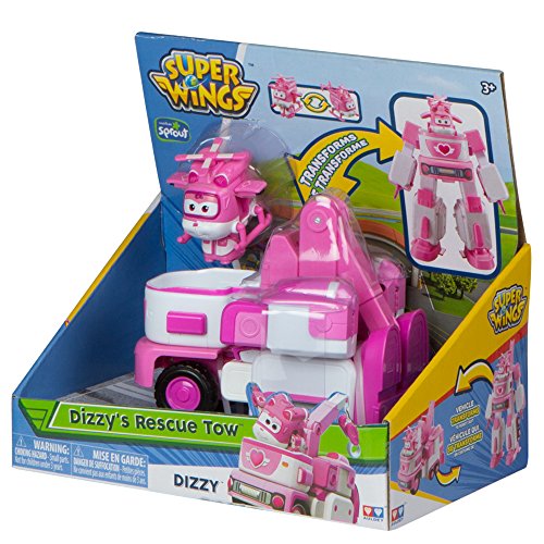 Super Wings- Dizzy Vehículo transform-a-bots (Colorbaby 85140)