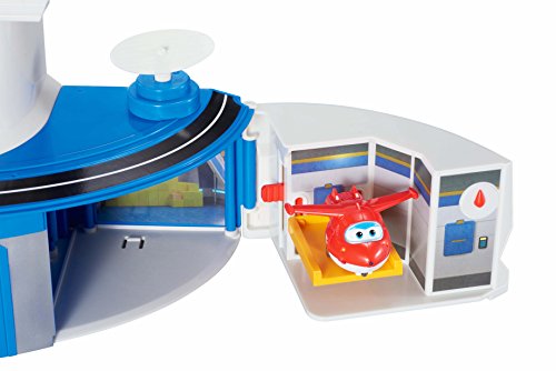 Super Wings EU710830 World Airport Playset_Control Tower(Large) inclu. Jett & Donnie (Alpha Animation & Toys Ltd YW710830)