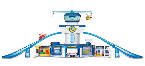 Super Wings EU710830 World Airport Playset_Control Tower(Large) inclu. Jett & Donnie (Alpha Animation & Toys Ltd YW710830)